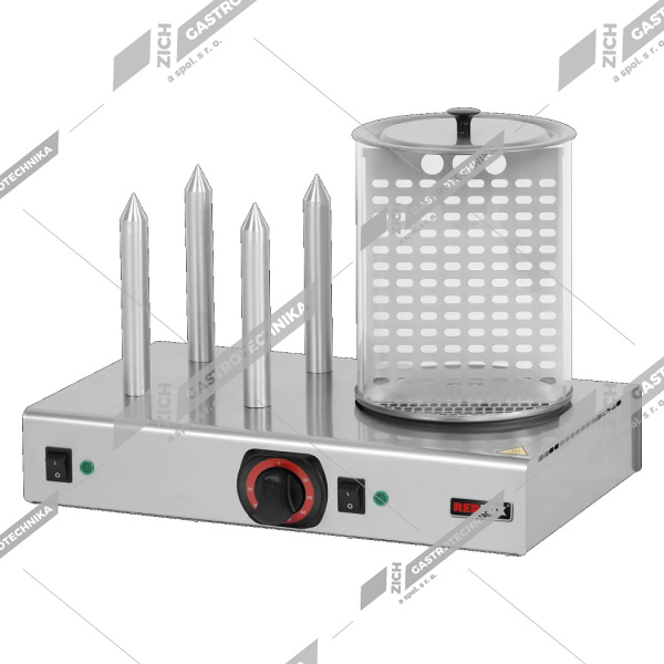 Hot-dog 4 trny s nádobkou HD 04 N