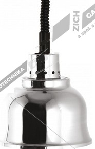 Infra lampa závěsná - chrom 