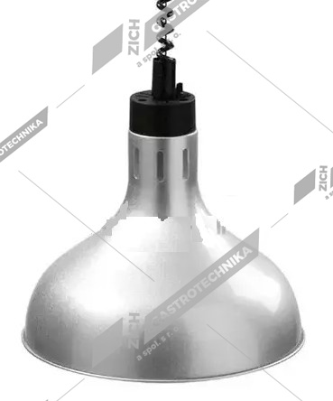 Infra lampa závěsná - chrom 