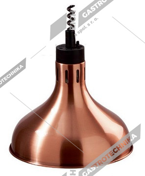 Infra lampa závěsná - meď 