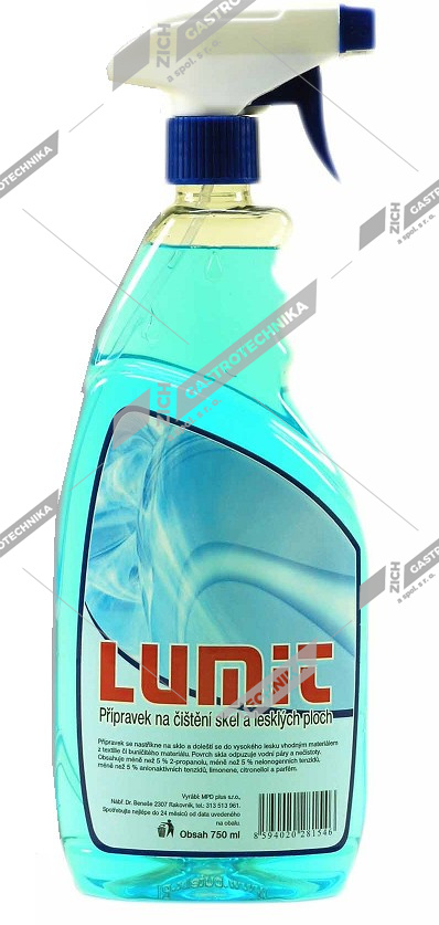MPD+ Čistění skel a lesklých ploch 750ml Lumit