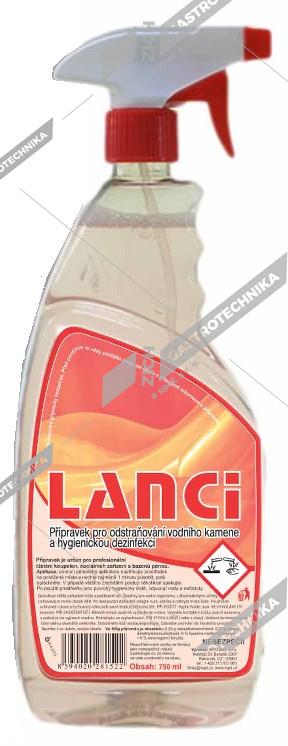 MPD+ Odstranění vodního kamene a dezinfekce 750 ml Lanci