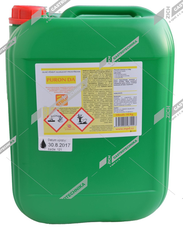 MPD+ Prostředek pro dezinfekční mytí pěnivý 10 kg Puron DA