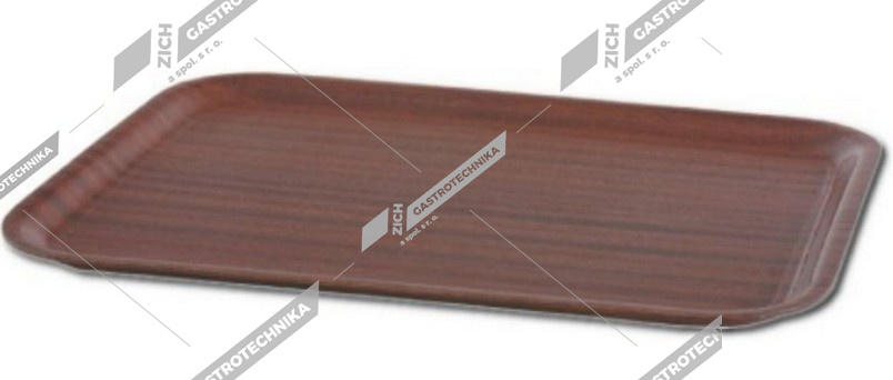 Podnos jídelní protiskluzový 36x46 cm - ořech Mykonos 