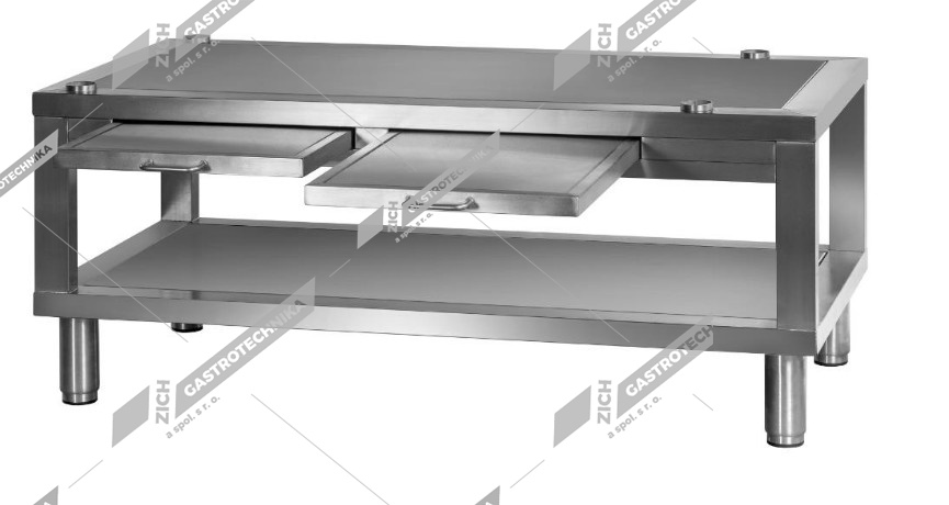 Podstavec nerezový s pojezdy 101 DS 