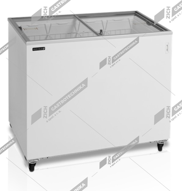 Pultová mraznička, prosklené víko IC300SC