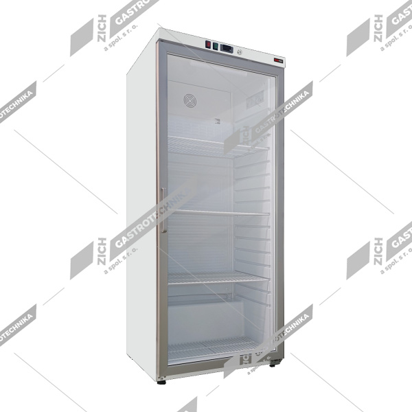 Red Fox Skříň chladící 350 L, bílá, prosklené dveře DRR 400/G 