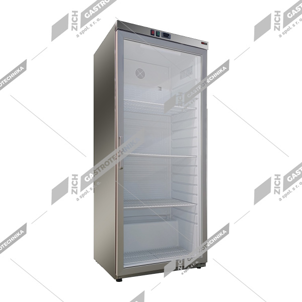 Red Fox Skříň chladící 350 L, nerez, prosklené dveře DRR 400 GS