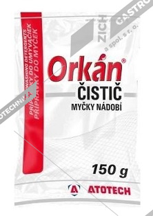 Regenerační a čistící přípravek myček 150g Orkán čistič