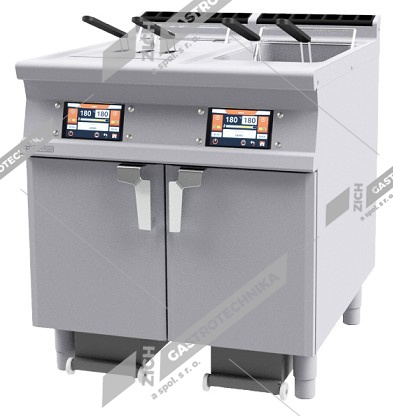 RM Gastro Fritéza elektrická 18+18 l automat. F2/18-98ETD