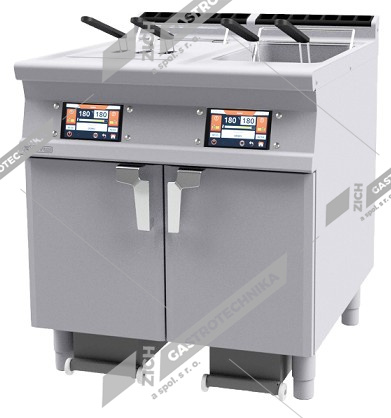 RM Gastro Fritéza elektrická 18+18 l automat., filtrace F2/18-98ETDP