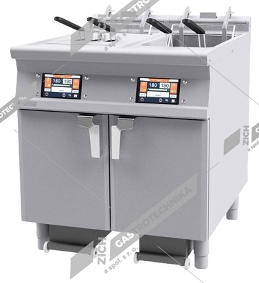 RM Gastro Fritéza elektrická 18+18 l automat., filtrace, zdvih F2/18-98ETDPS