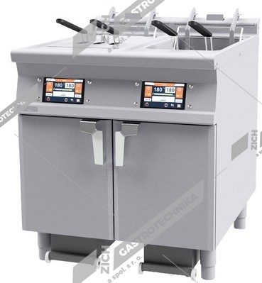 RM Gastro Fritéza elektrická 25+25 l automat., filtrace F2/25-98ETDP