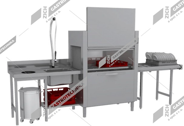 RM Gastro Myčka tunelová CT 160 ABT LX