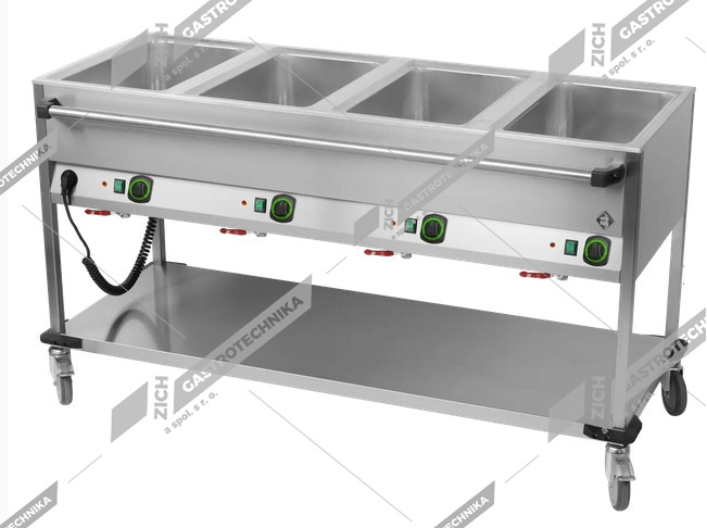 RM Gastro Vodní lázeň pojízdná dělená BMPD 4120