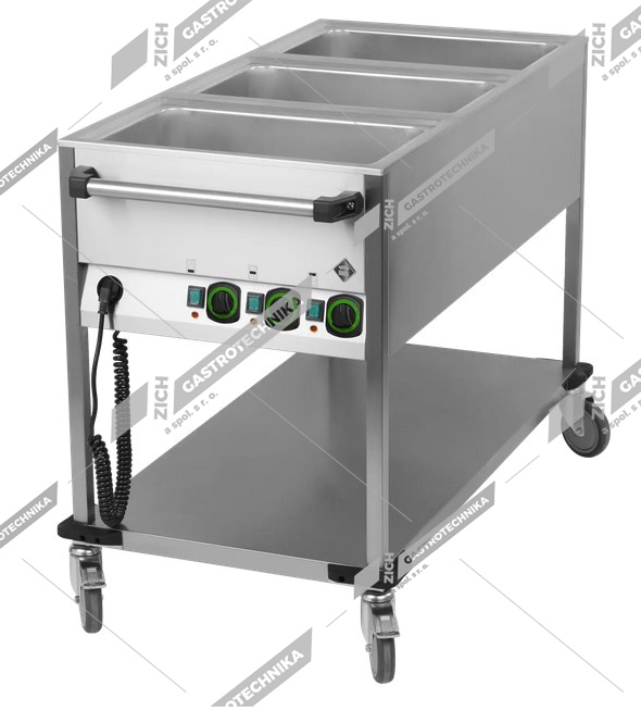 RM Gastro Vodní lázeň pojízdná dělená BMPK 3120