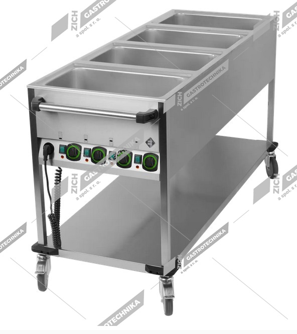 RM Gastro Vodní lázeň pojízdná dělená BMPK 4120