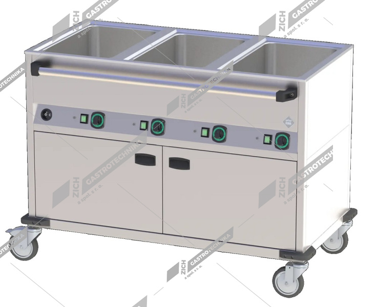 RM Gastro Vodní lázeň s vyhřívanou podestavbou BMPD 3120 CSH