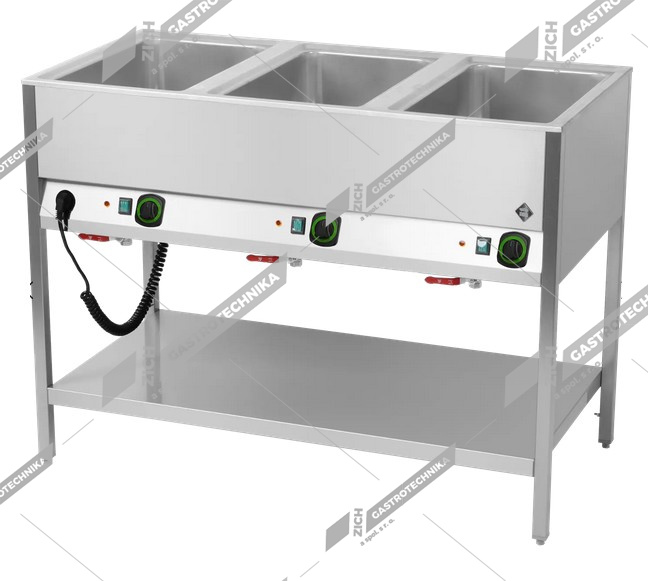 RM Gastro Vodní lázeň stabilní dělená BMSD 3120