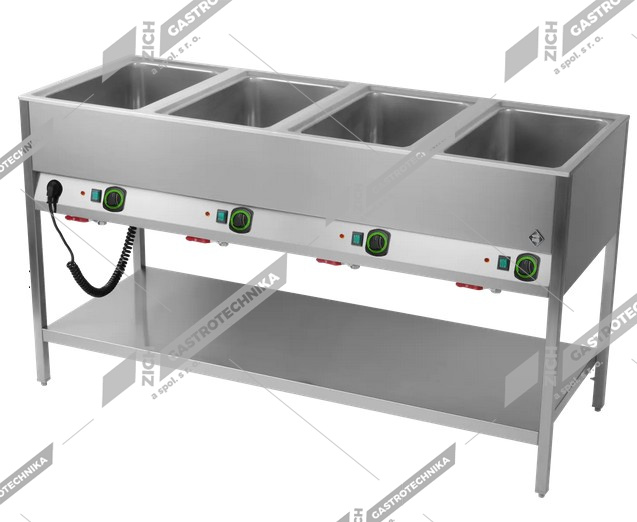 RM Gastro Vodní lázeň stabilní dělená BMSD 4120