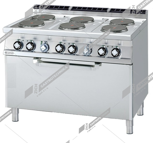 RM Lotus Sporák elektrický s troubou CF6 610 ET 