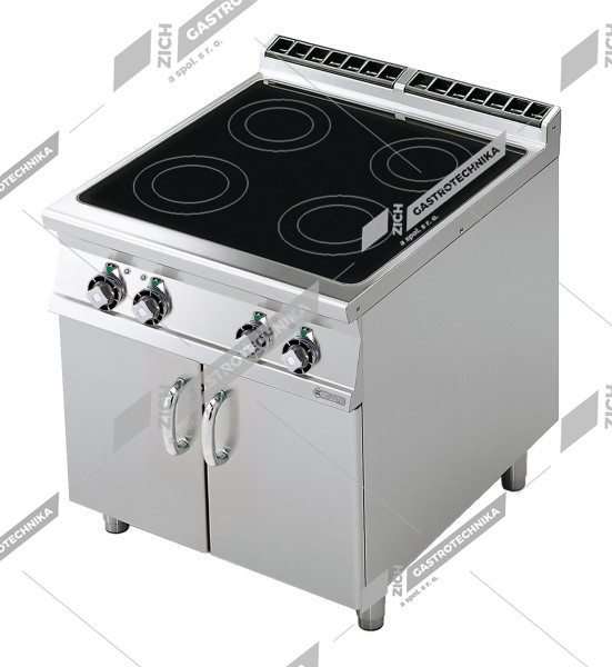 RM Lotus Sporák elektrický sklokeramický se skříňkou PCC 98 ET 