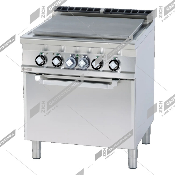 RM Lotus Sporák elektrický tálový s troubou GN 2/1 TPF 78 ET 