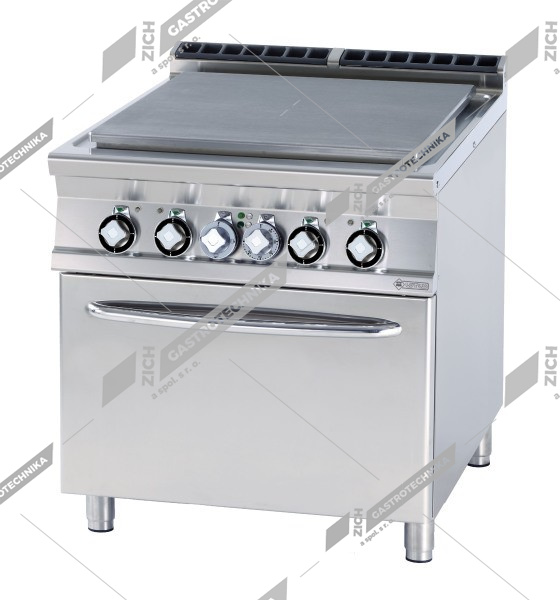 RM Lotus Sporák elektrický tálový s troubou GN 2/1 TPF 98 ET