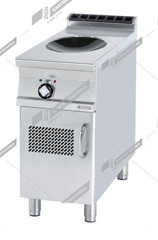 RM Lotus Sporák elektrický Wok indukční se skříňkou PCIW 94 ET 