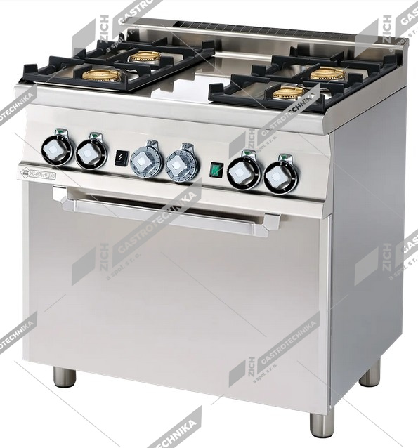 RM Lotus Sporák plynový s plynovou troubou CF4 68 G 