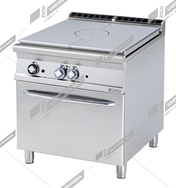 RM Lotus Sporák plynový tálový s el. troubou GN 2/1 TPF 98 GE