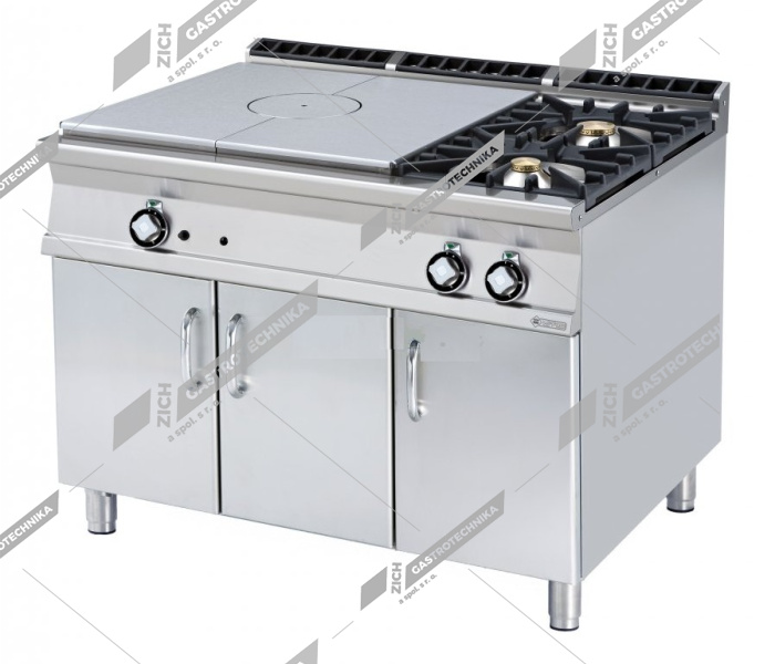 RM Lotus Sporák plynový tálový se skříňkou TP2 912 G