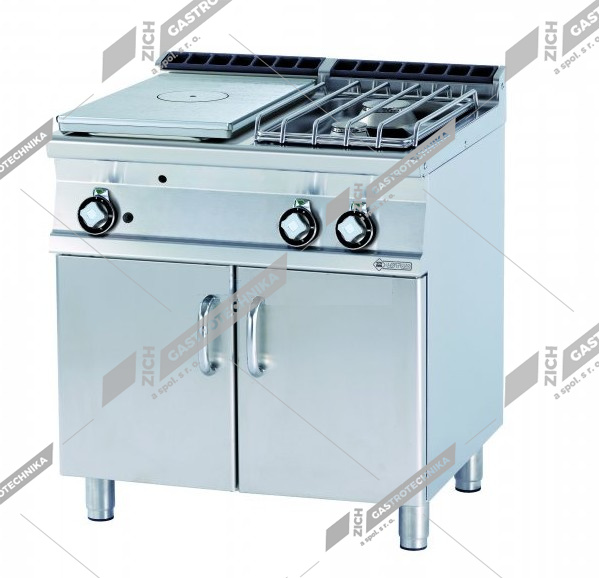 RM Lotus Sporák plynový tálový se skříňkou TP2 98 G