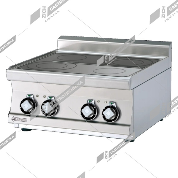 RM Lotus Sporák stolní sklokeramický PCCT 66 ET