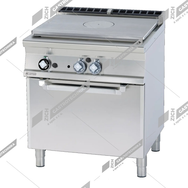 RM Lotus Sporák tálový plynový s plyn troubou GN 2/1 TPF 78 G 