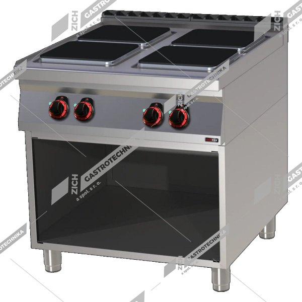 Sporák elektrický 4 zóny SPQ 90/80 E 