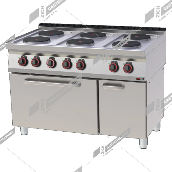 Sporák elektrický s troubou GN 1/1 SPT 70/120 11 E