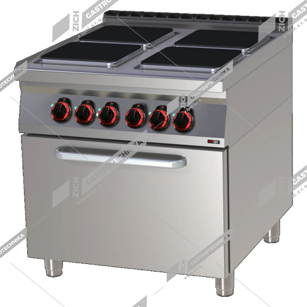 Sporák elektrický s troubou horkovzdušnou 1/1 SPQT 90/80-11 E