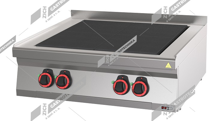 Sporák elektrický tálový 4 zóny SPL 70/08 E