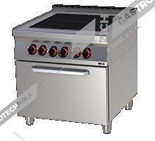 Sporák elektrický tálový s troubou 1/1 SPLT 90/80-11 E