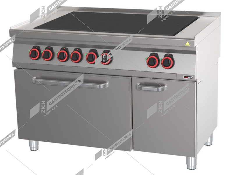 Sporák elektrický tálový s troubou GN 2/1 SPLT 70/120 21 E