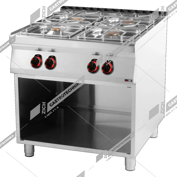 Sporák plynový 4 zóny SP 90/80 G 