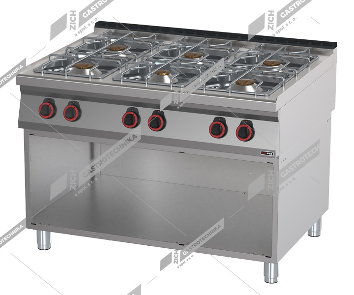 Sporák plynový 6 zón SP 90/120 G 