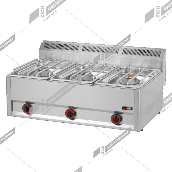 Sporák plynový stolní -3x hořák SP 90/3 GLS