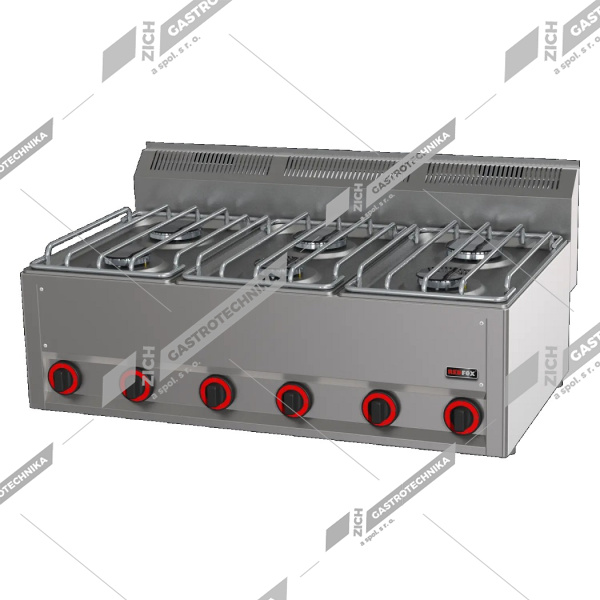 Sporák plynový stolní -6x hořák SP 90 GL