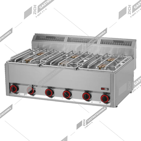 Sporák plynový stolní -6x hořák SP 90 GLS