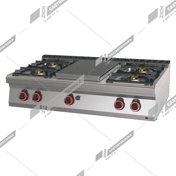 Sporák plynový tálový - 5x hořák STP 70/012 G