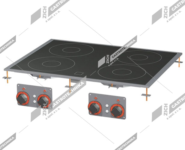 Sporák stolní -sklokeramický PCCD-68 ET