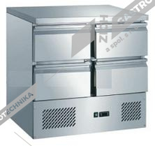 Stůl chladící - 4x zásuvka MS-901D4