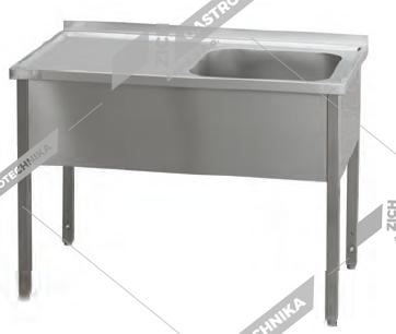 Stůl pracovní jednodřez MSJOL 100x70x90